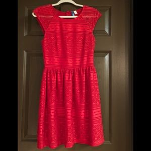 Red Lace Dress